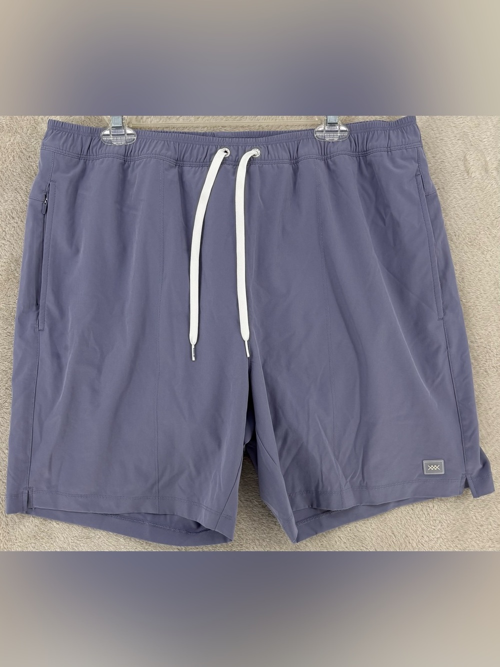 Rhone Performance Swim Trunks Men's XL Blue Quick-Dry Mesh Lined Swim Shorts